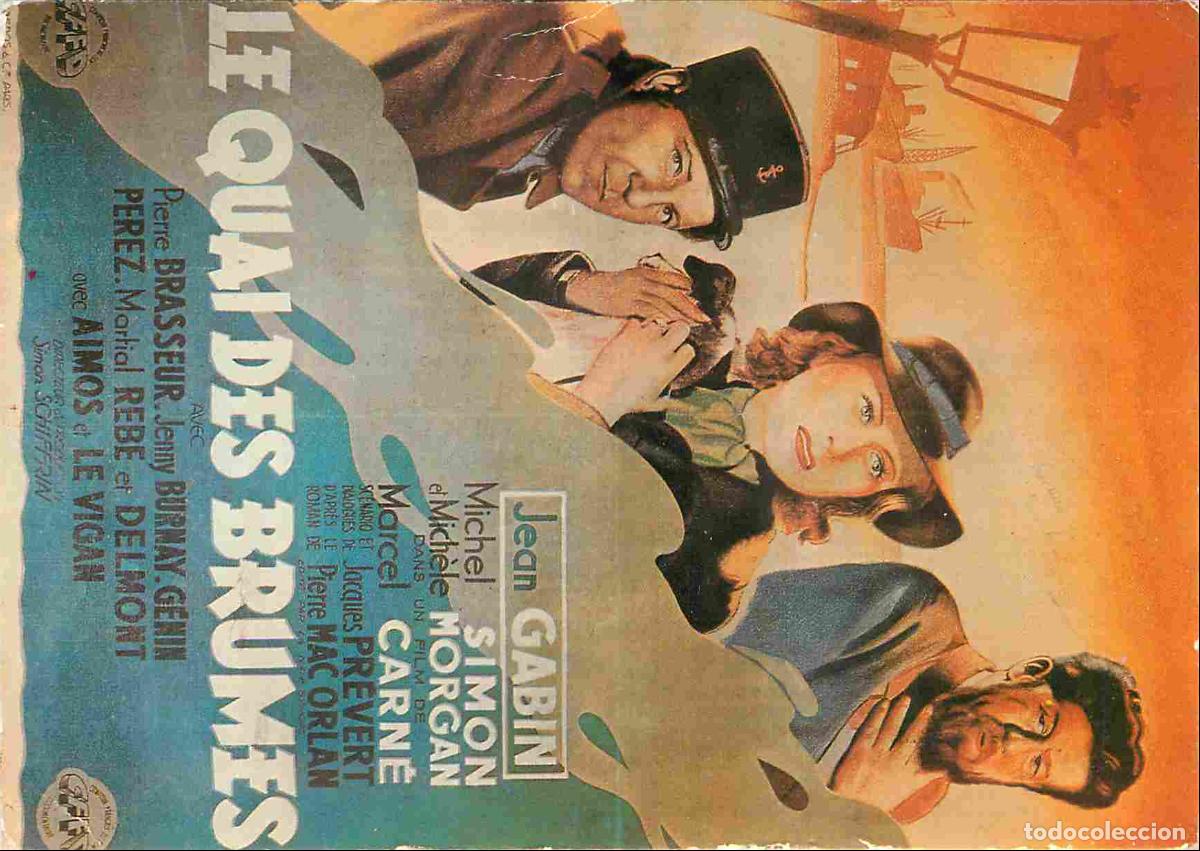 Kino: Cinema - Affiche de Film - Le Quai des brumes - Jean Gabin - Michel Simon - Mich&egrave;le Morgan - CPM - V