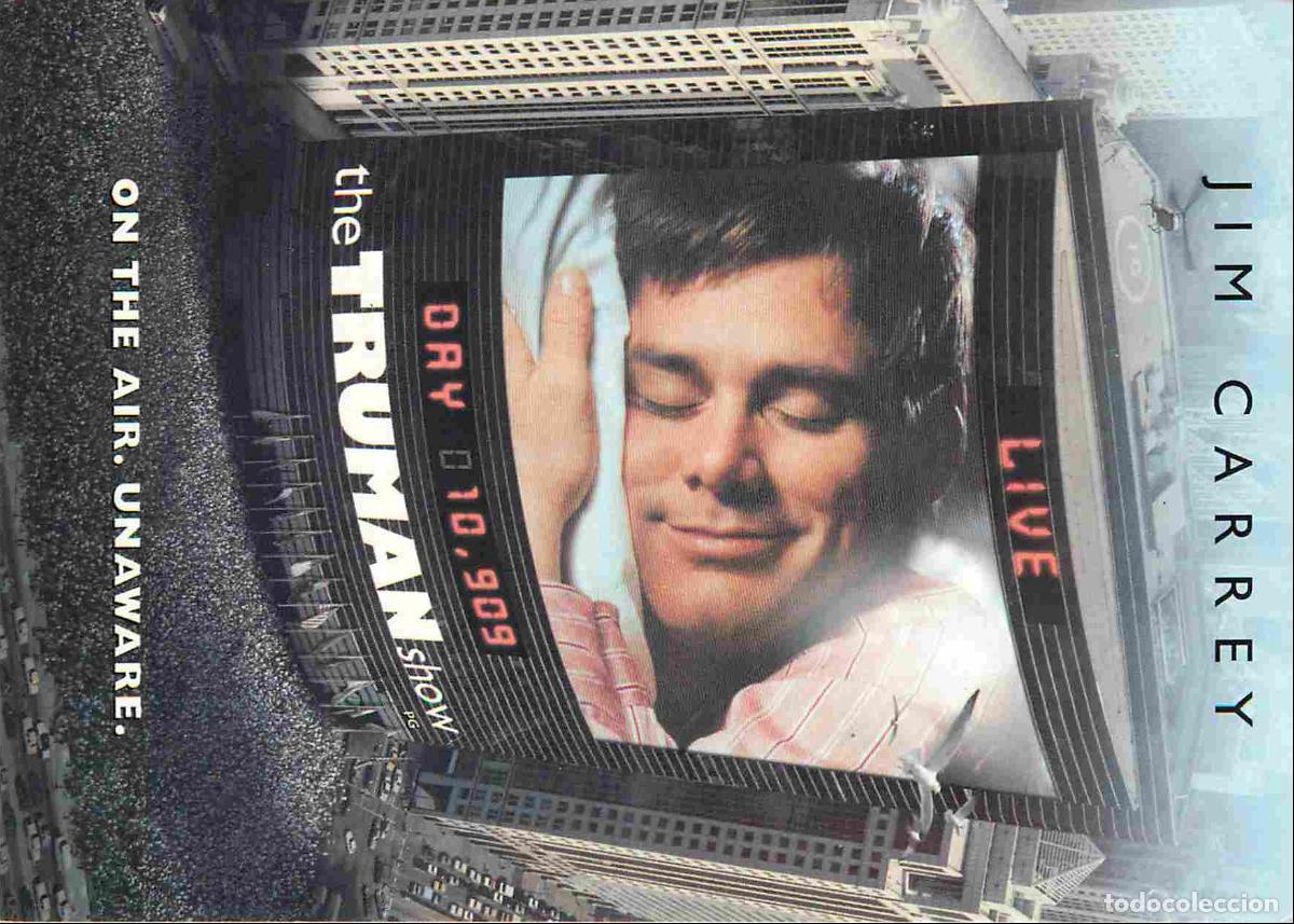 Cine: Cinema - Affiche de Film - The Truman Show - Jim Carrey - CPM - Voir Scans Recto-Verso