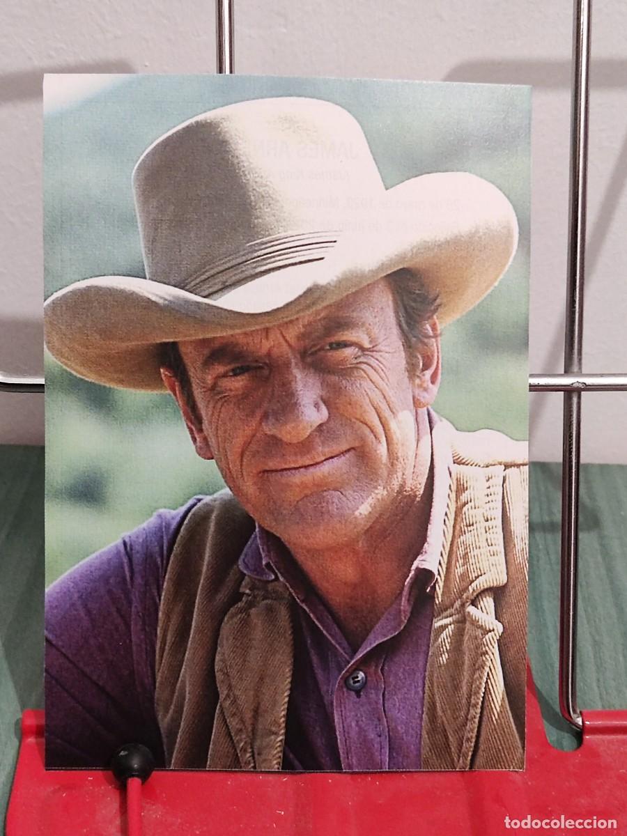 Cinema: James Arness . Ficha revista accion cine