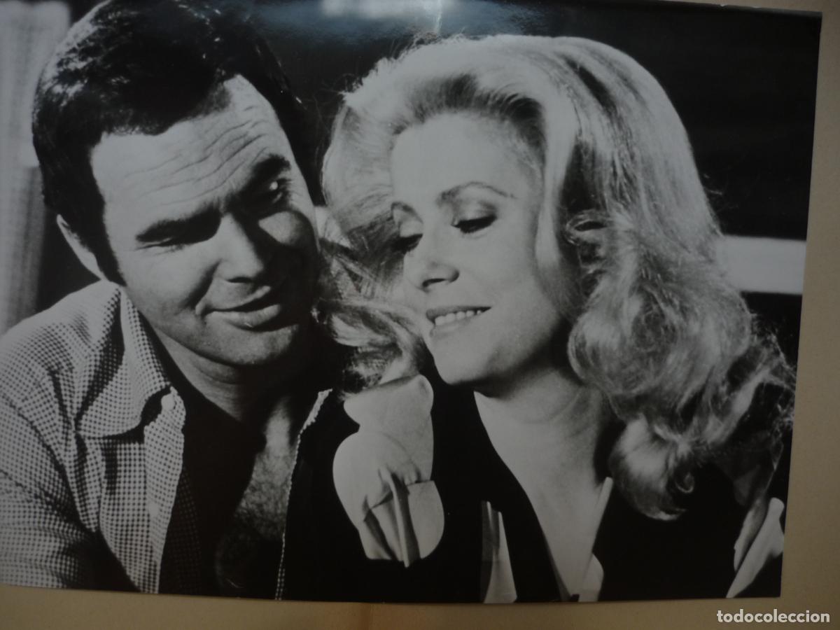 Cin&eacute;ma: destino fatal - foto original b/n - catherine deneuve burt reynolds - robert aldrich