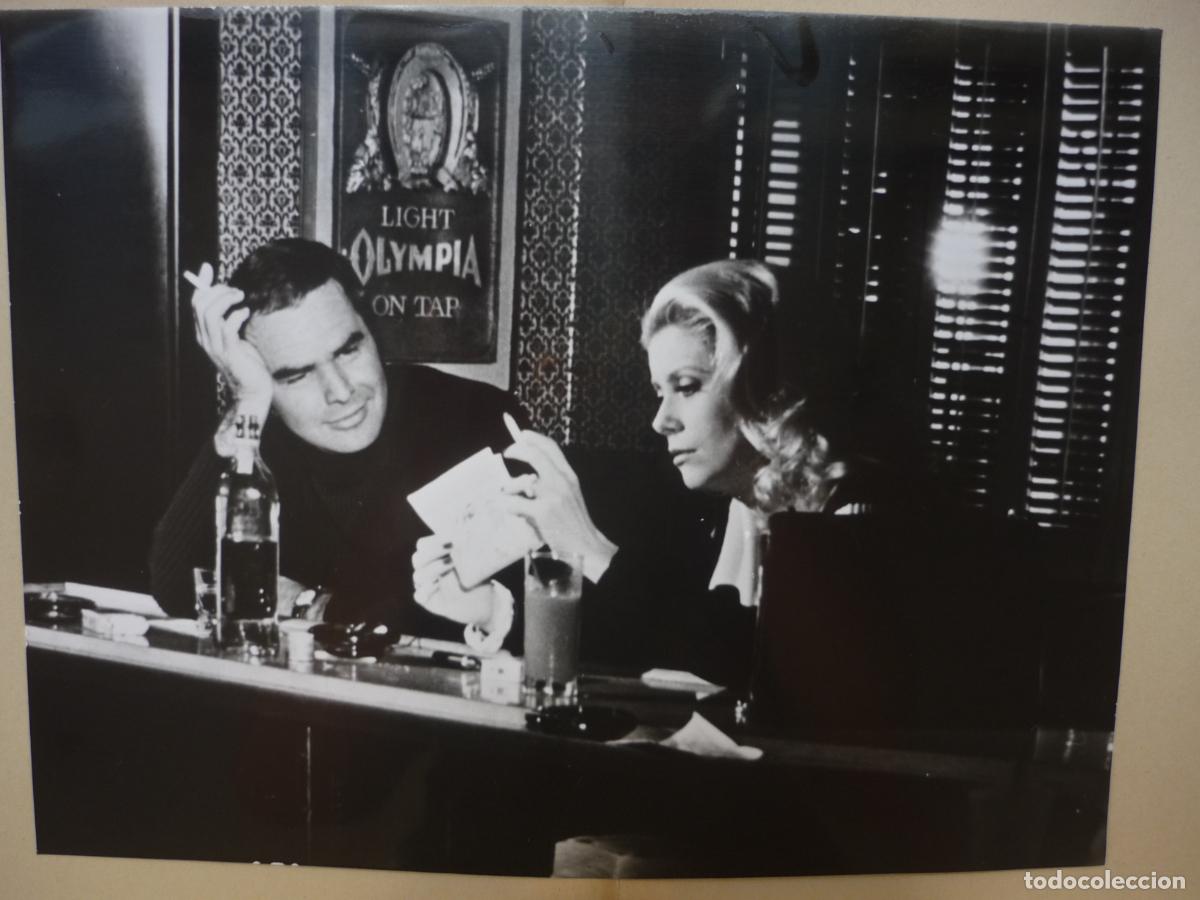 Cin&eacute;ma: destino fatal - foto original b/n - catherine deneuve burt reynolds - robert aldrich