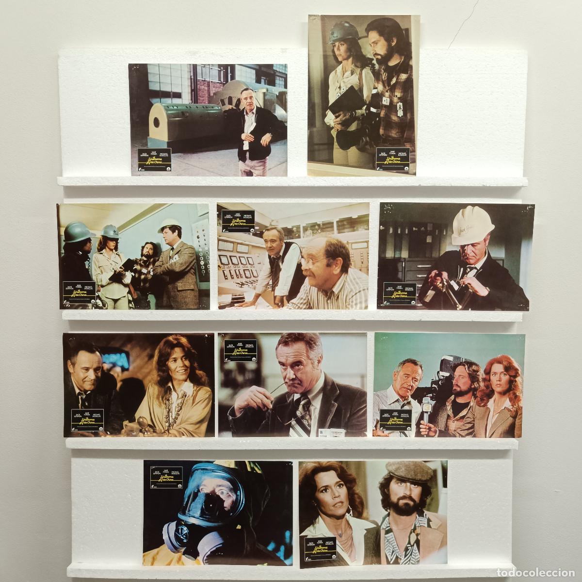 Cinema: LOTE 10 FOTOCROMOS. ORIGINALES DE CINE. EL SINDROME DE CHINA. JACK LEMMON JANE FONDA M.DOUGLAS.