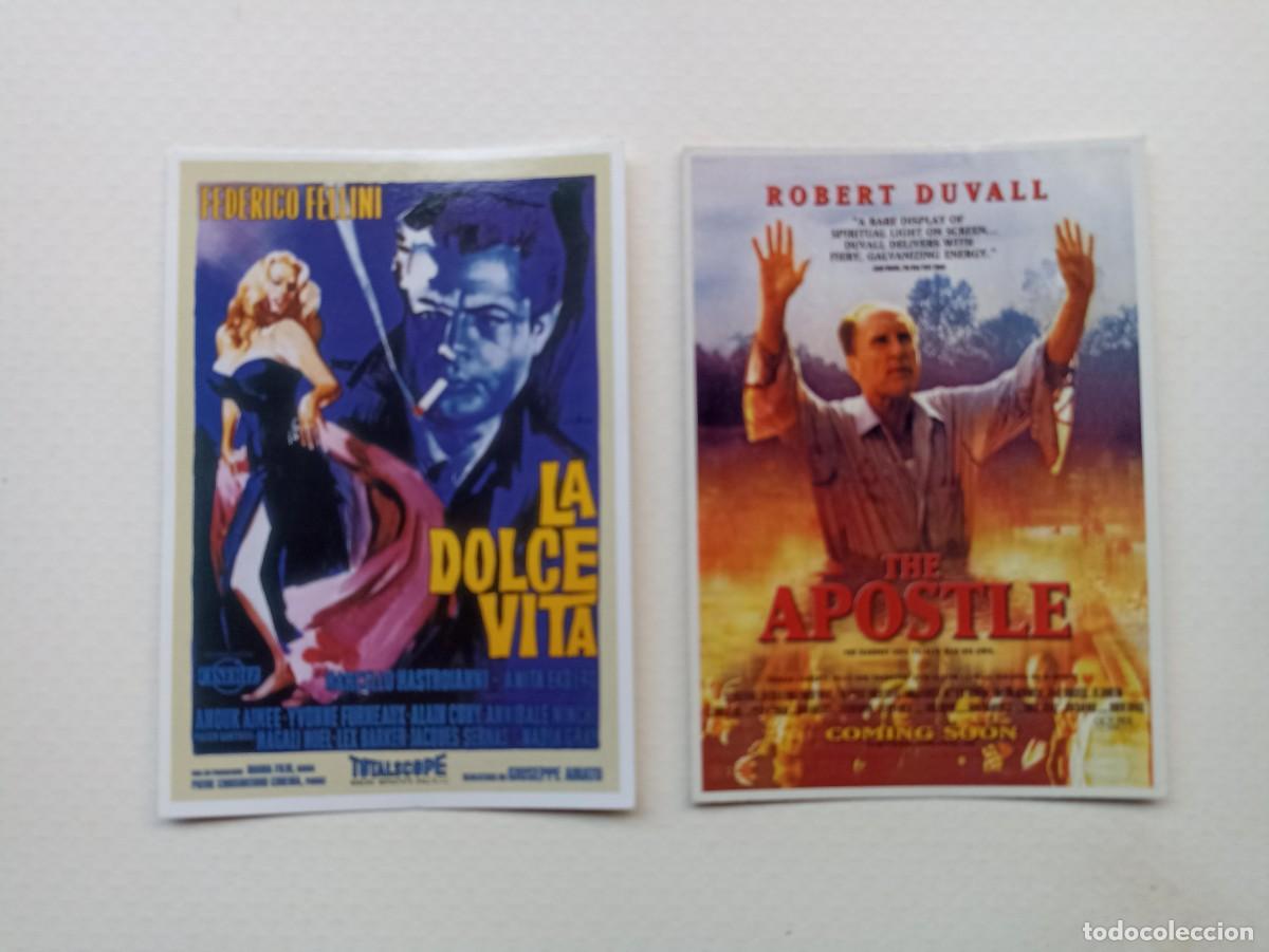 Cine: Lote 2 postales de cine La dolce vita, The apostle