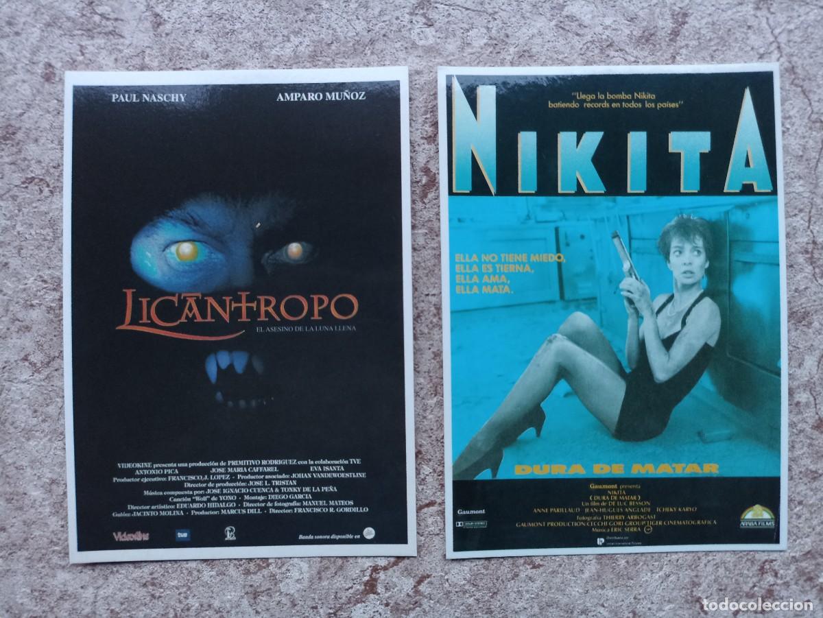 Cine: Lote 2 postales de cine, Licantropo, mercury rising