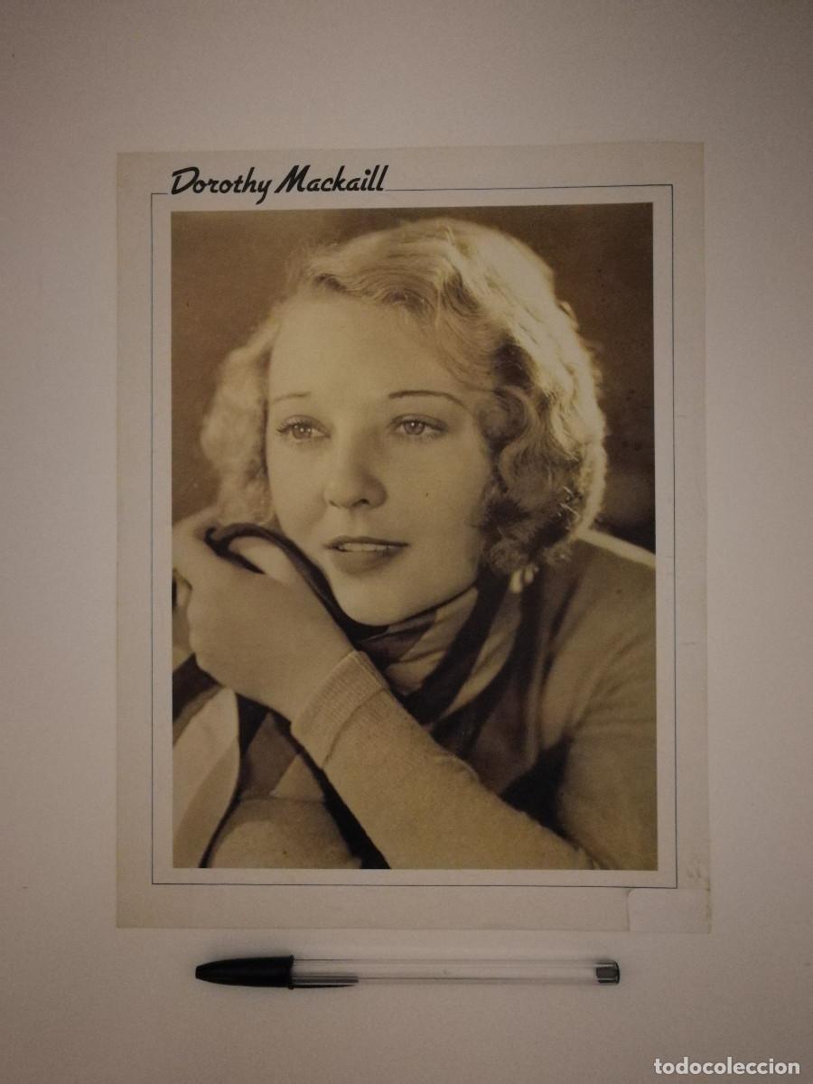Cin&eacute;ma: LAMINA COLECCIONABLE -A4- Dorothy Mackaill