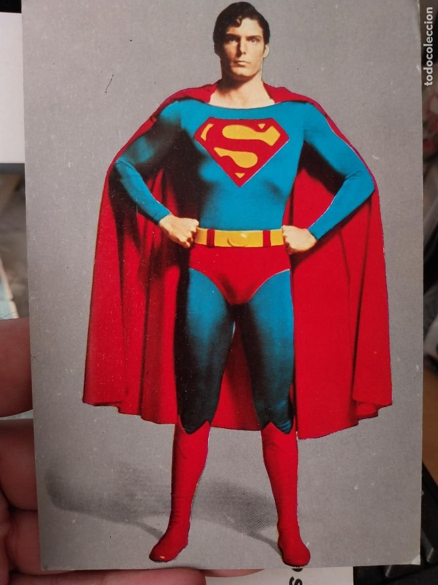 Cine: SUPERMAN ED ROMAGOSA DC COMICS 1979 POSTAL CINE SUPER HEROES CIRCULADA 1981 CHRISTOPHER REEVES
