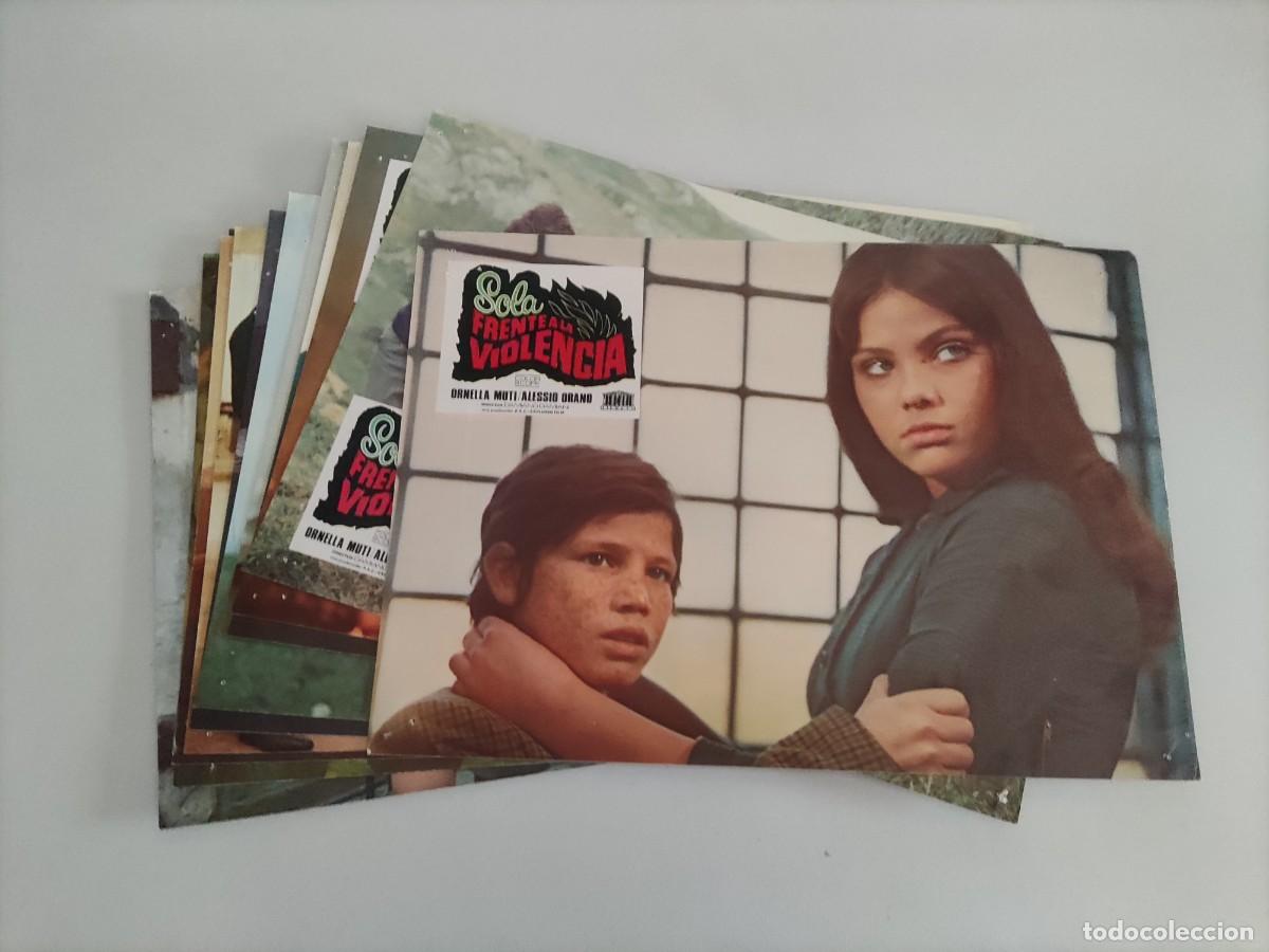 Kino: FT 238 - 12 Fotocromos Sola frente a la violencia - Ornella Mutti, Alessio Drano