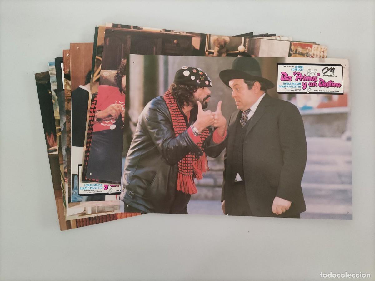 Cine: FT 273 - 9 Fotocromos Dos &rdquo;primos&rdquo; y un destino - Tomas Milian, Renato Pozzetto
