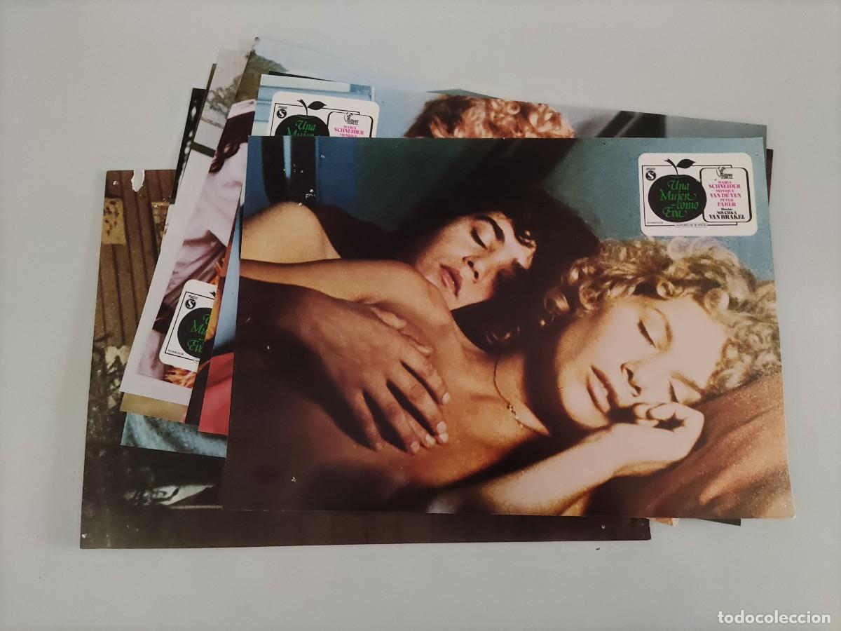 Kino: FT 279 - 8 Fotocromos Una mujer como Eva - Mar&iacute;a Schneider, Monique Van de Ven