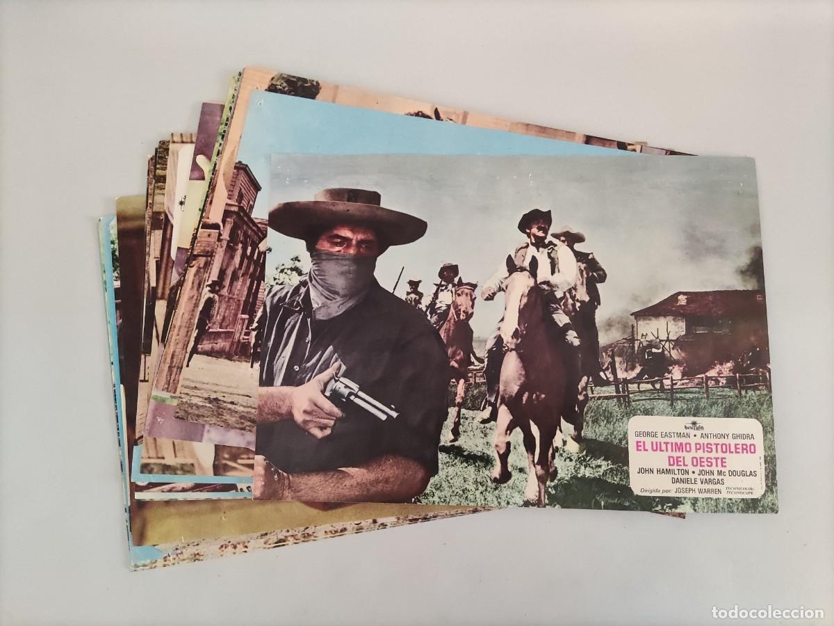 Cine: FT 282 - 21 Fotocromos El &uacute;ltimo pistolero del oeste - George Eastman, Anthony Ghidra