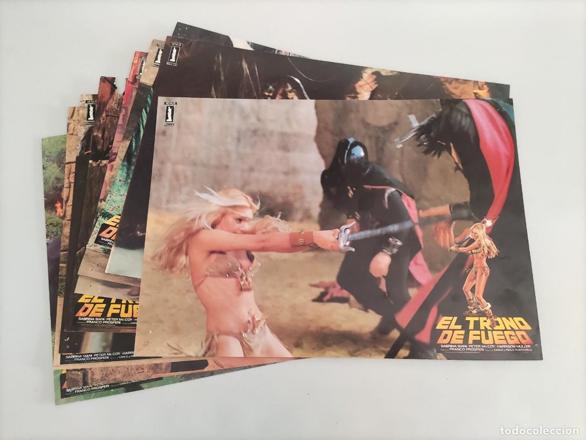 Cine: FT 298 - 10 Fotocromos El trono de fuego - Sabrina Siani, Peter McCoy