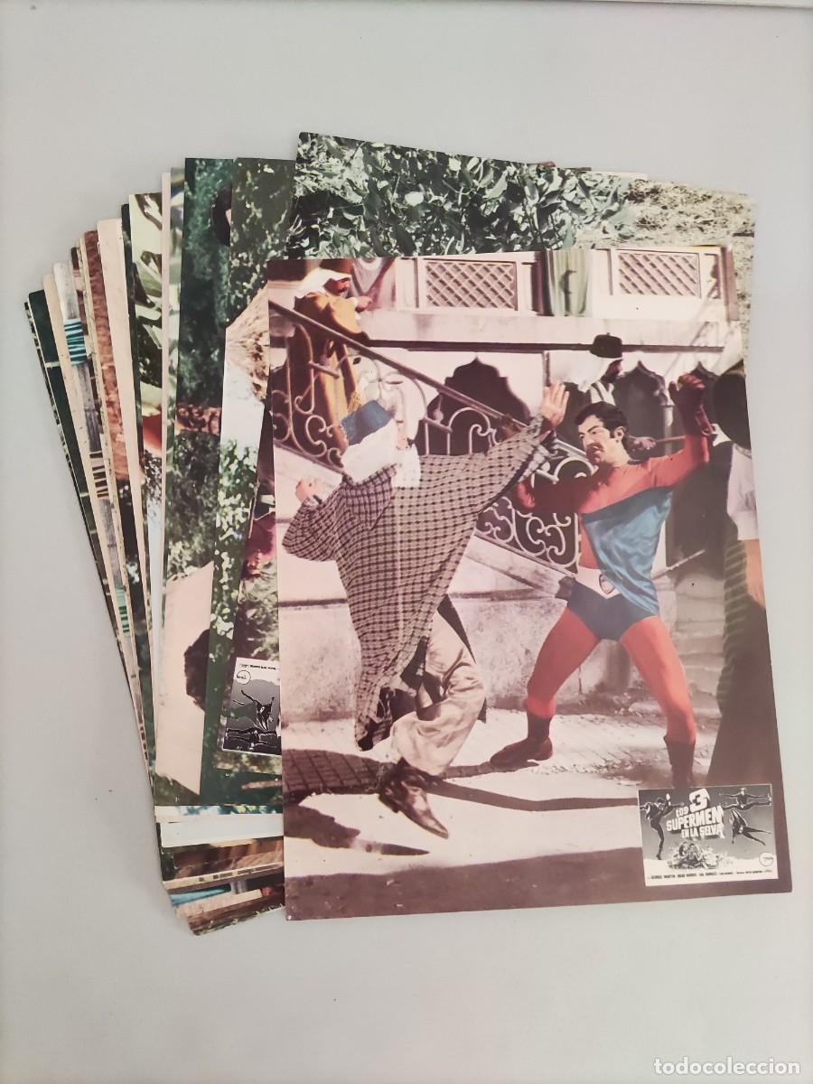 Cine: FT 301 - 18 Fotocromos Los 3 Superman en la selva - George Martin, Brad Marris