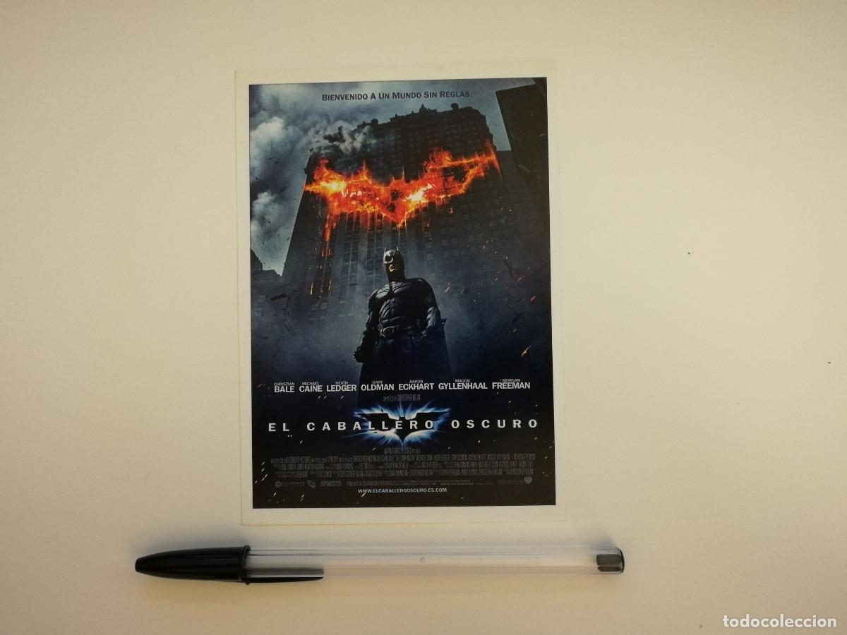 Cine: FICHA COLECCIONABLE -10*15- EL CABALLERO OSCURO - BATMAN - CHRISTIAN BALE