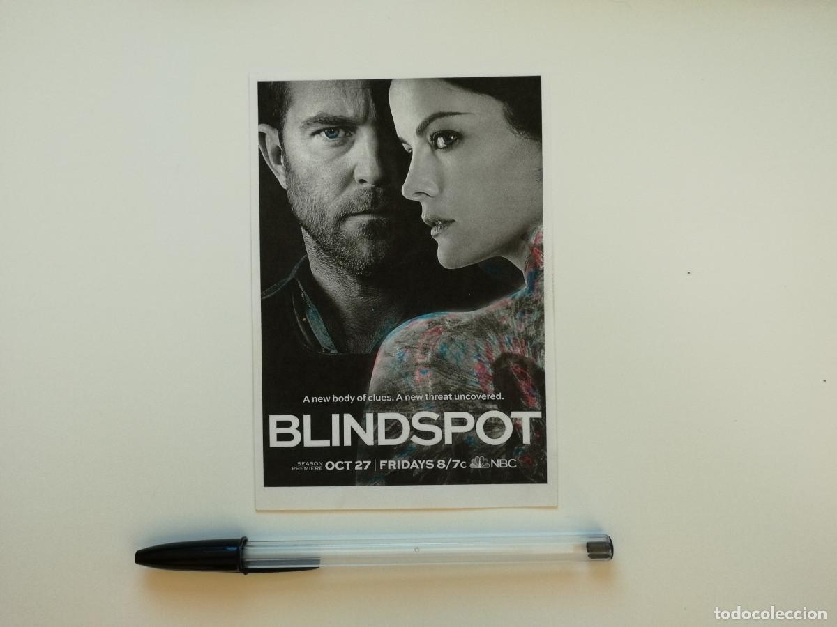 Cine: IMPRESO PAPEL -9*13- BLINDSPOT - SERIE TV - Jaimie Alexander - THRILLER