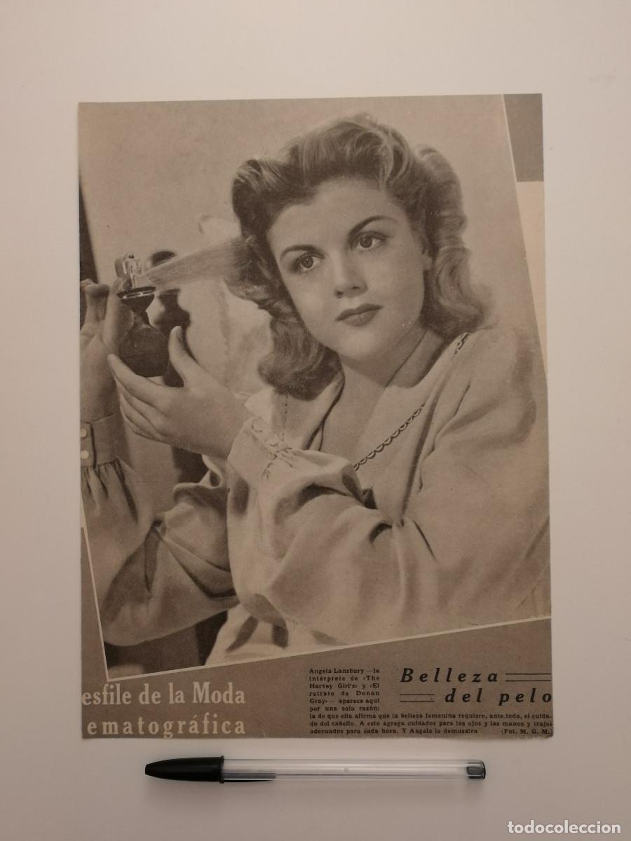 Cinema: ANTIGUO ANUNCIO ENCARTONADO -A4- ANGELA LANSBURY