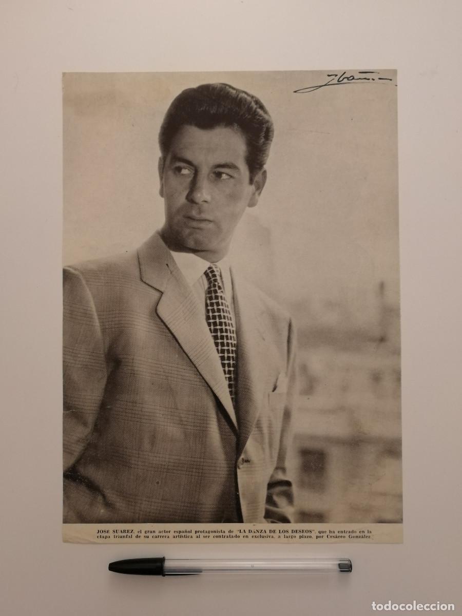 Cinema: ANTIGUO ANUNCIO ENCARTONADO -A4- JOSE SUAREZ - CINE ESPA&Ntilde;OL