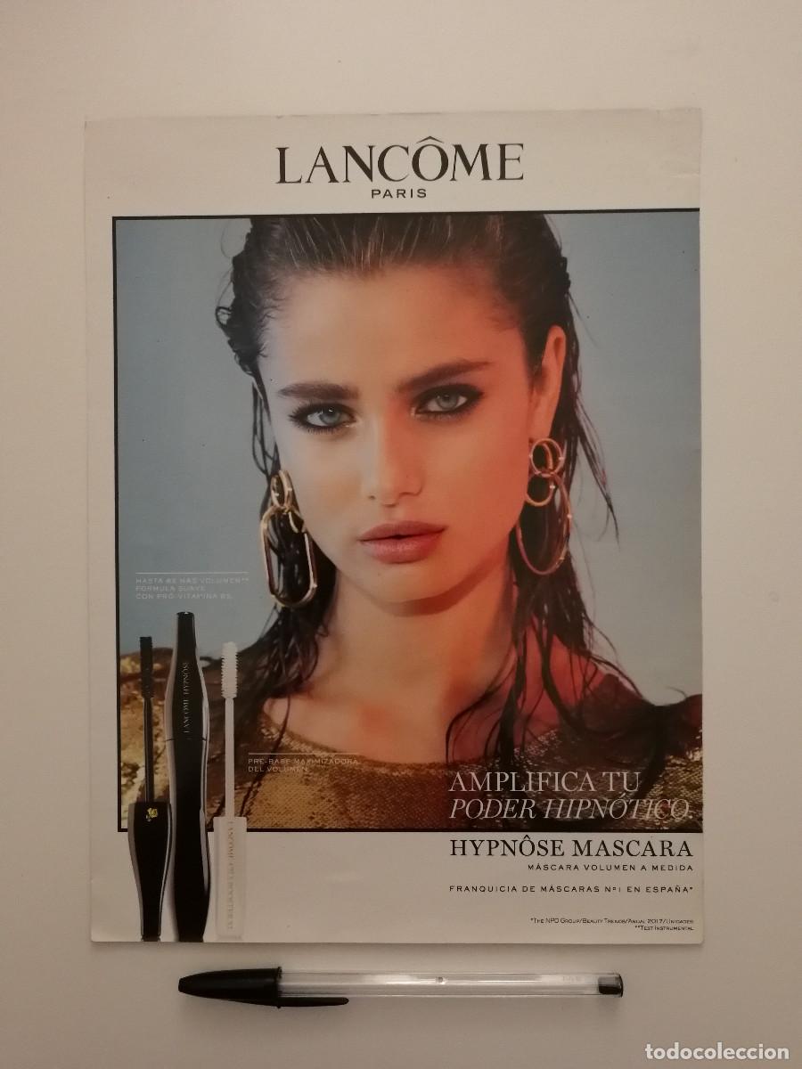 Cinema: LAMINA ACARTONADA -A4- Taylor Marie Hill - LANCOME - HYPNOSE MASACARA - PUBLICIDAD