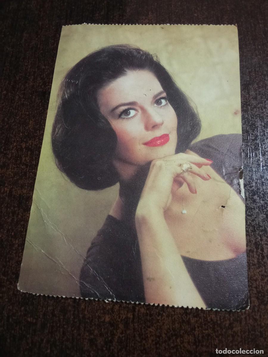 Cinema: Natalie Wood.Postal Oscar Color.