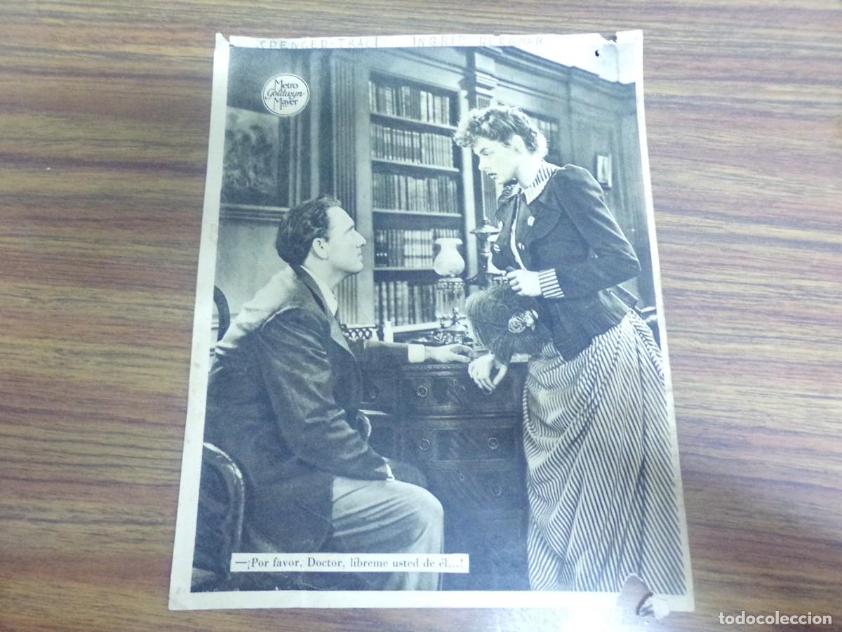 Cine: fotograma folleto Metro Goldwyn Mayer original. actores y actrices.