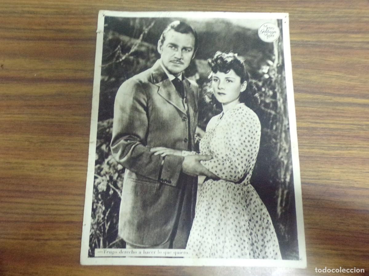 Cine: fotograma folleto Metro Goldwyn Mayer original. actores y actrices.