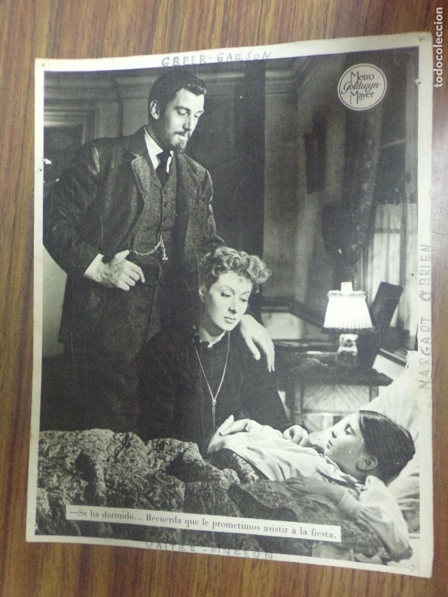 Cine: fotograma folleto Metro Goldwyn Mayer original. actores y actrices.