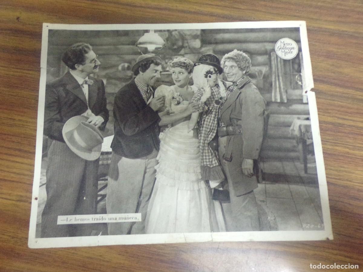 Cine: fotograma folleto Metro Goldwyn Mayer original. actores y actrices.