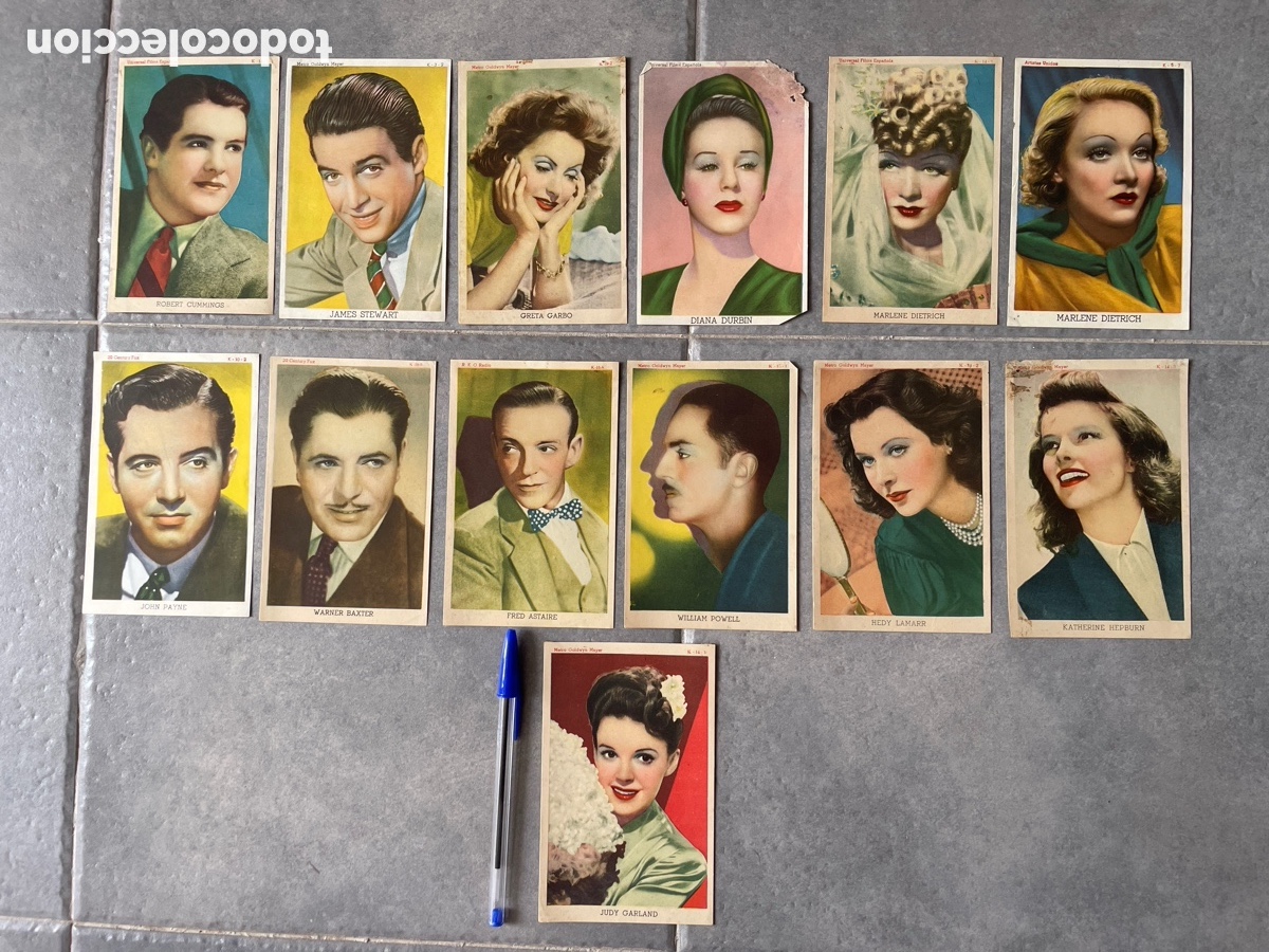Cine: 13 programas de mano. Actores y actrices sin publicidad. Algun defecto..