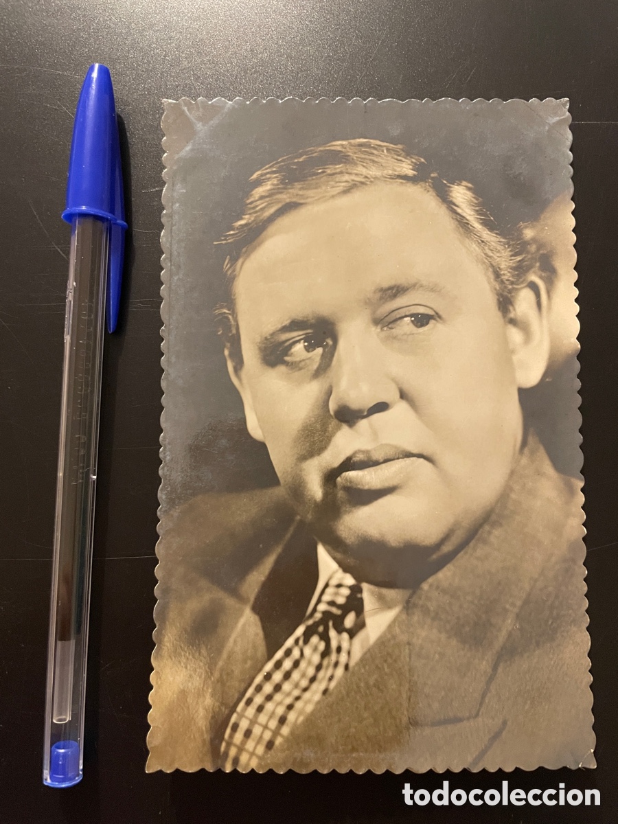Cine: Postal Charles Laughton.
