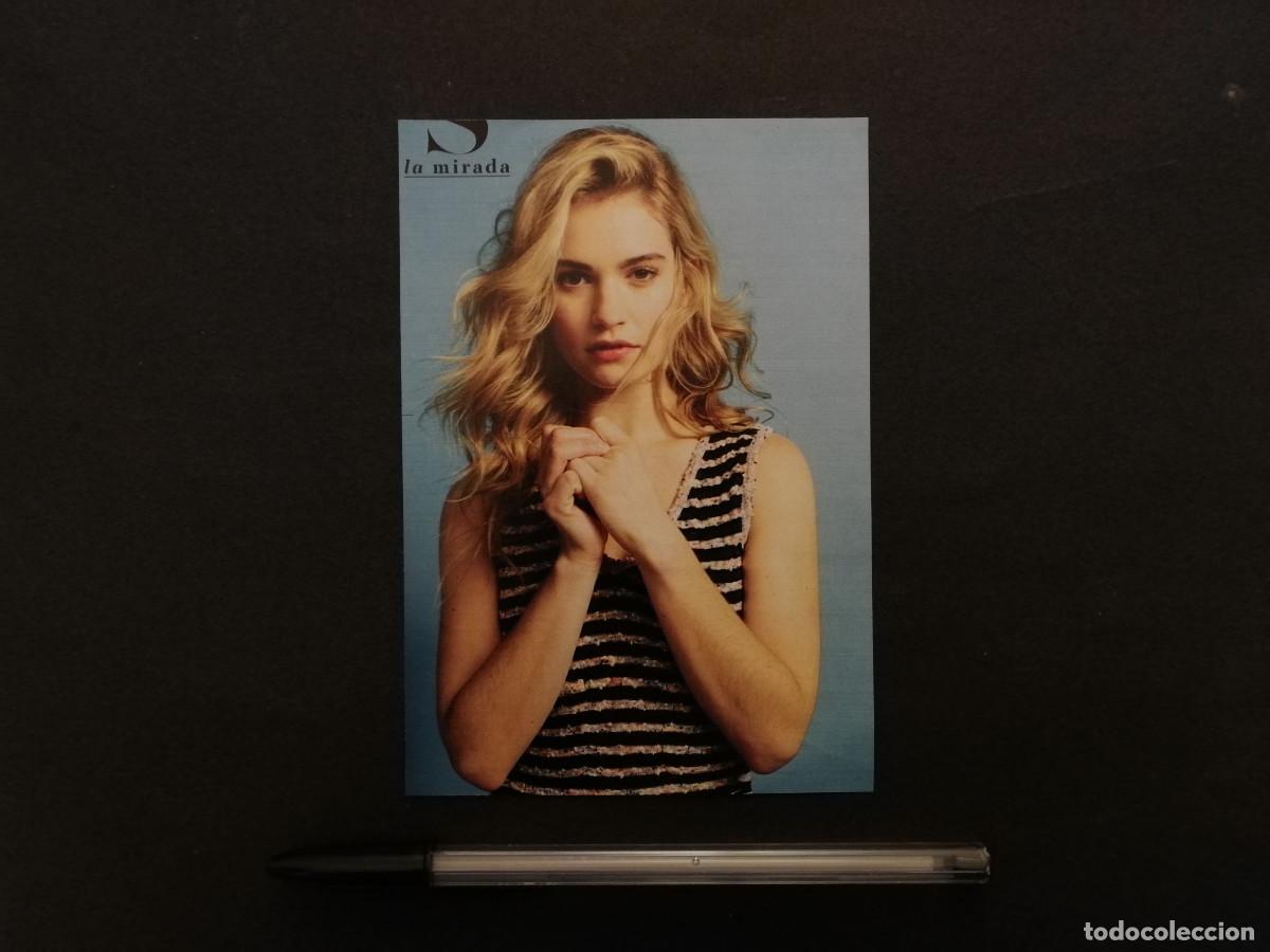 Cine: TARJETA ACARTONADA -10*15- LILY JAMES