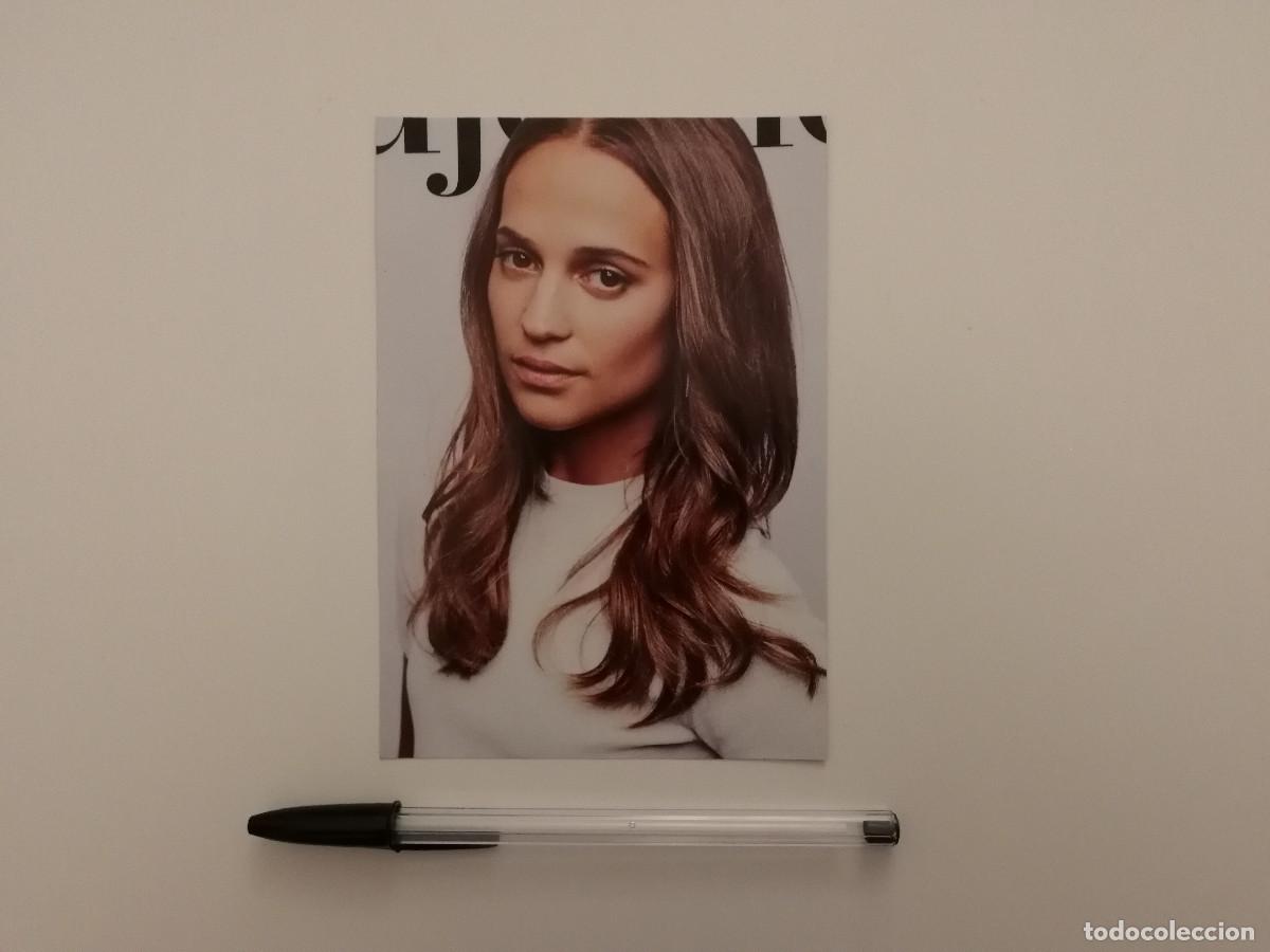 Cine: TARJETA ACARTONADA -10*15- Alicia Vikander