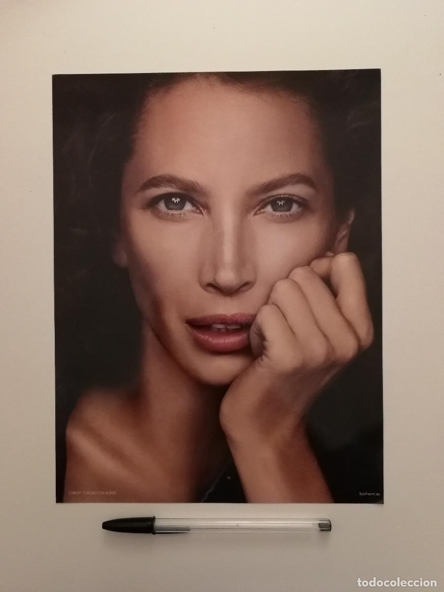 Cine: ANUNCIO ACARTONADO -10*15- Christy Turlington - PUBLICIDAD