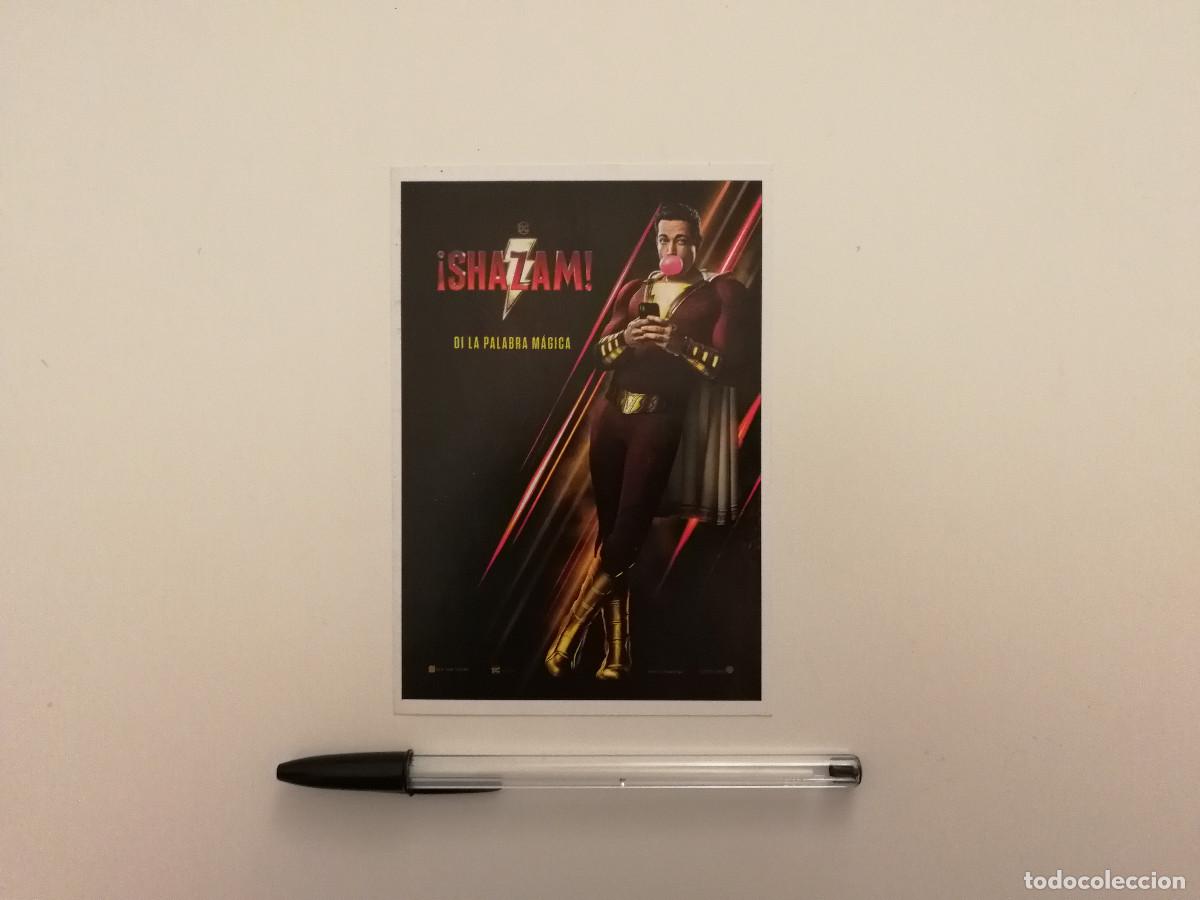 Cine: FICHA COLECCIONABLE -10*15- SHAZAM - SUPERHEROES - DC COMICS