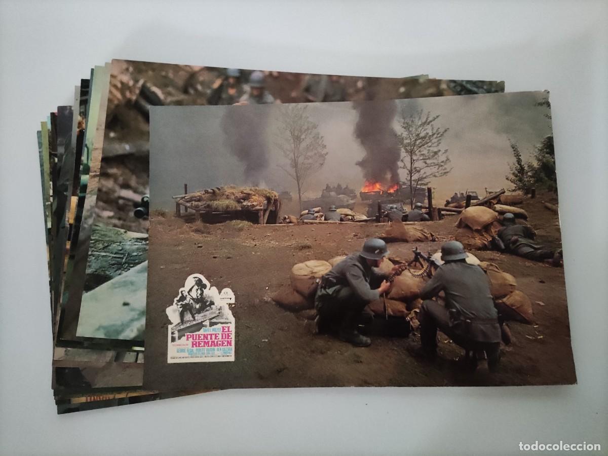 Cinema: FT 334 - 12 Fotocromos El puente de Remagen - George Segal, Robert Vaughn