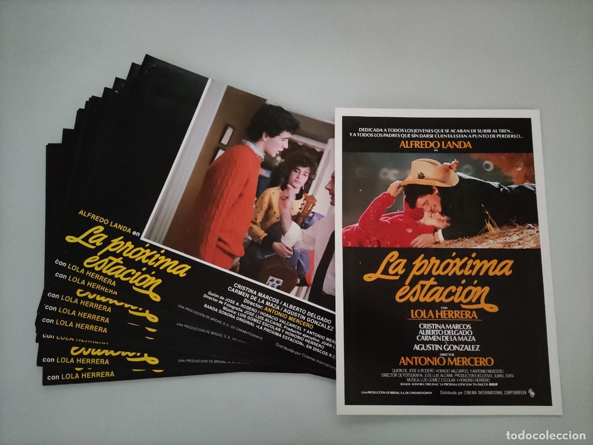 Cinema: FT 343 - 12 Fotocromos + Guia / La pr&oacute;xima estaci&oacute;n - Alfredo Landa, Lola Herrera