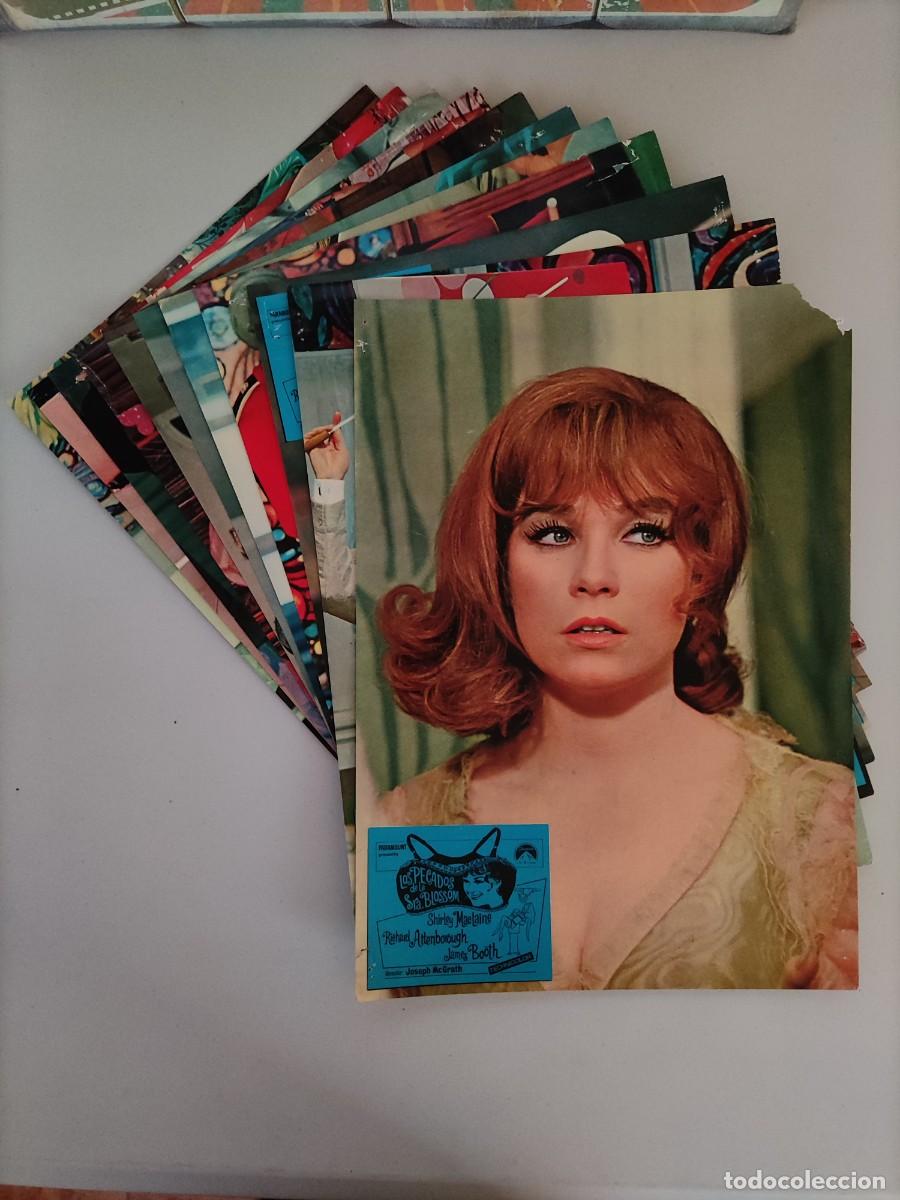 Cine: FT 379 - 11 Fotocromos Los pecados de la Sra. Blossom - Shirley MacLaine, James Booth