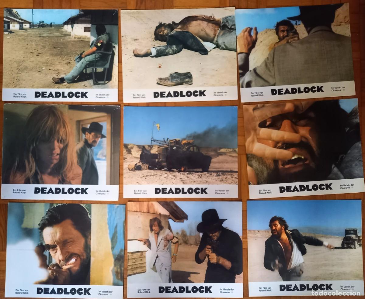 Cine: DEADLOCK film del 1970 di Roland Klick - 16 fotobuste cm.24X29,5 con Mario Adorf, Mascha Rabben