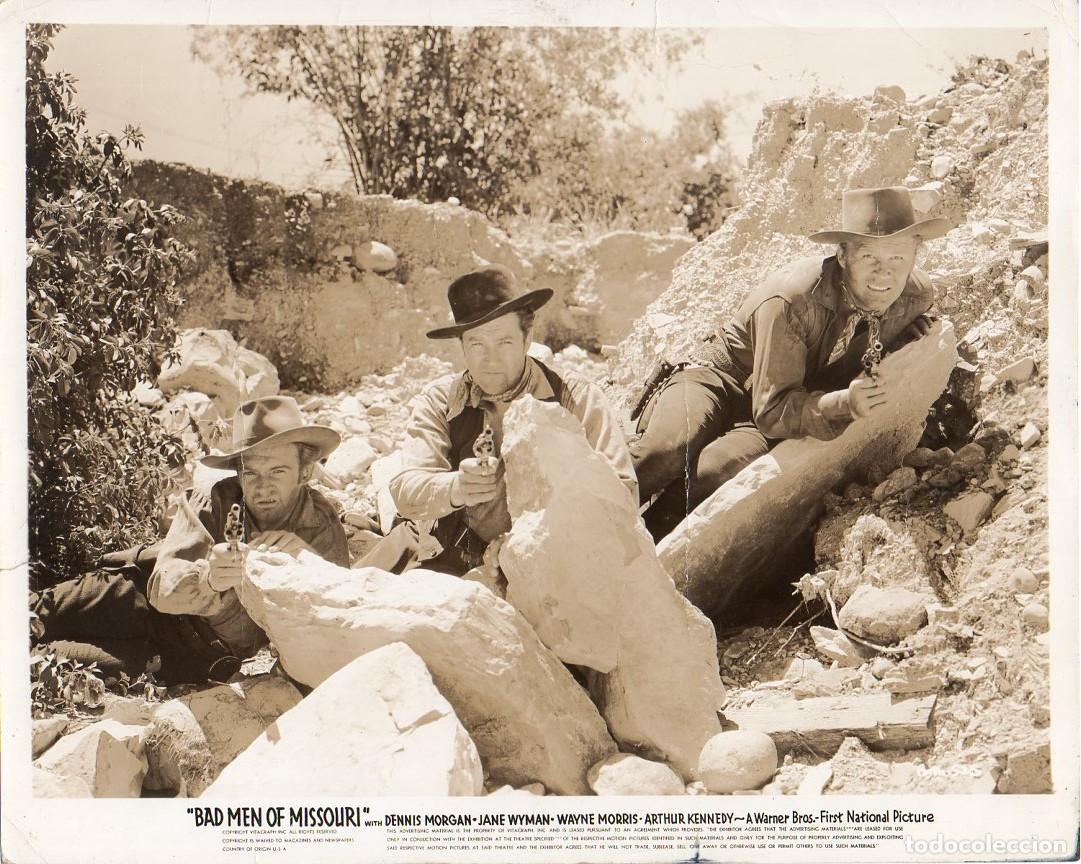 Kino: Fotograf&iacute;a Original Bad Men Of Missouri Dennis Morgan Jane Wyman Wayne Morris 1941 Warner Bros Pictu