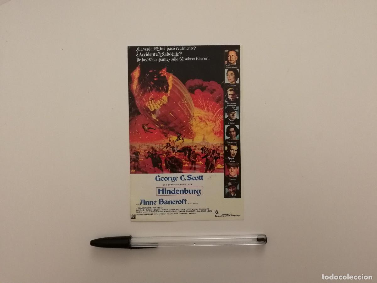 Cine: IMPRESO PAPEL -10*15- Hindenburg - GEORGE C SCOTT - CINE BELICO