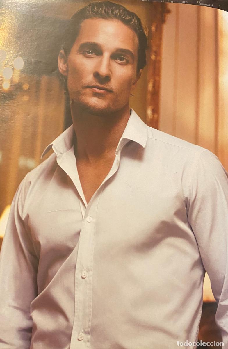 Cine: Fotograf&iacute;a del actor Matthew McConaughey. P&aacute;gina de revista. A&ntilde;o 2009. Enmarcable. Nueva.