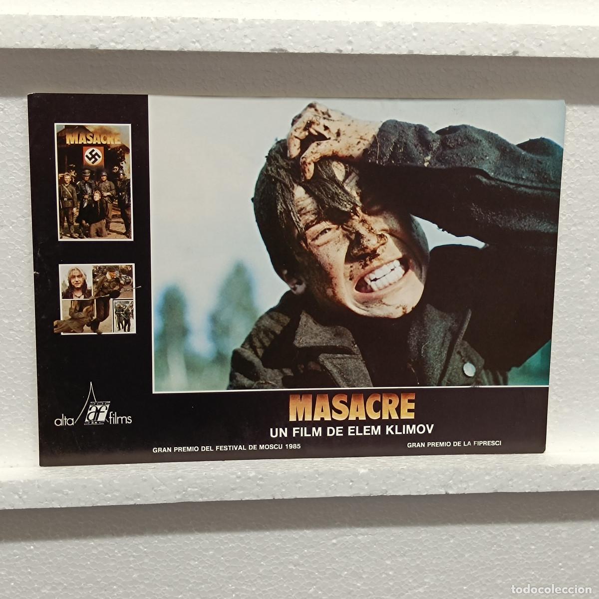Cine: FOTOCROMO. ORIGINAL DE CINE. MASACRE.