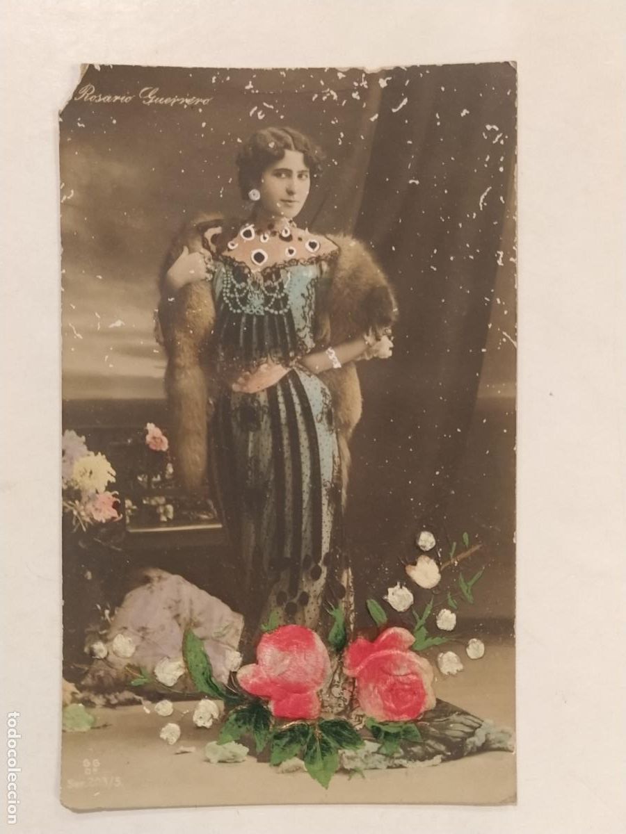 Cin&eacute;ma: ROSARIO GUERRERO - FOTOGRAFICA - POSTAL ANTIGUA -(113.839)