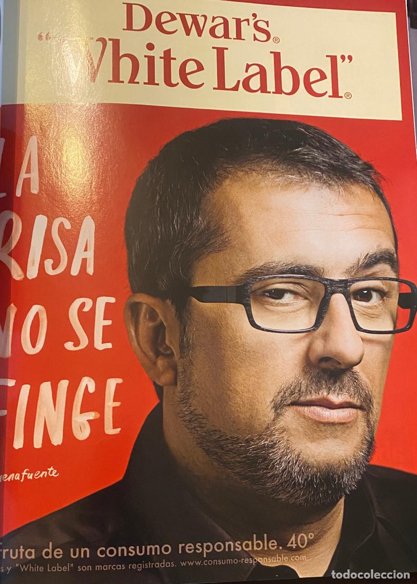 Cin&eacute;ma: Publicidad de Dewar's White Label, con presentador Buenafuente. 2009. P&aacute;gina de revista. Enmarcable.