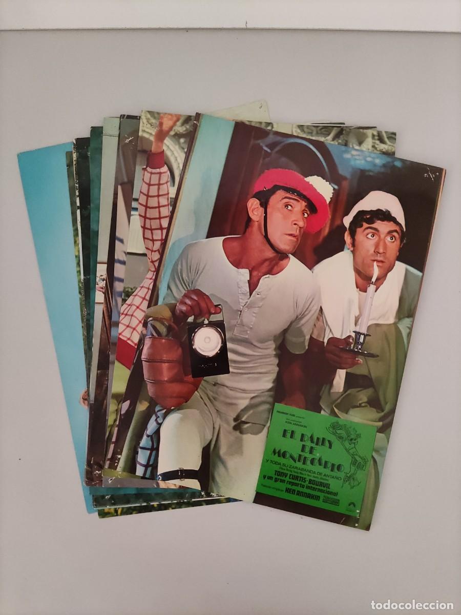 Kino: FT 189 - 12 Fotocromos El Rally de Montecarlo - Tony Curtis - Bourvil