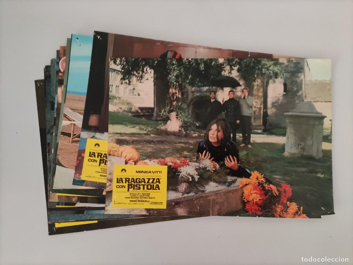 Kino: FT 190 - 12 Fotocromos La &rdquo;ragazza&rdquo; con pistola - M&oacute;nica Vitti, Stanley Baker