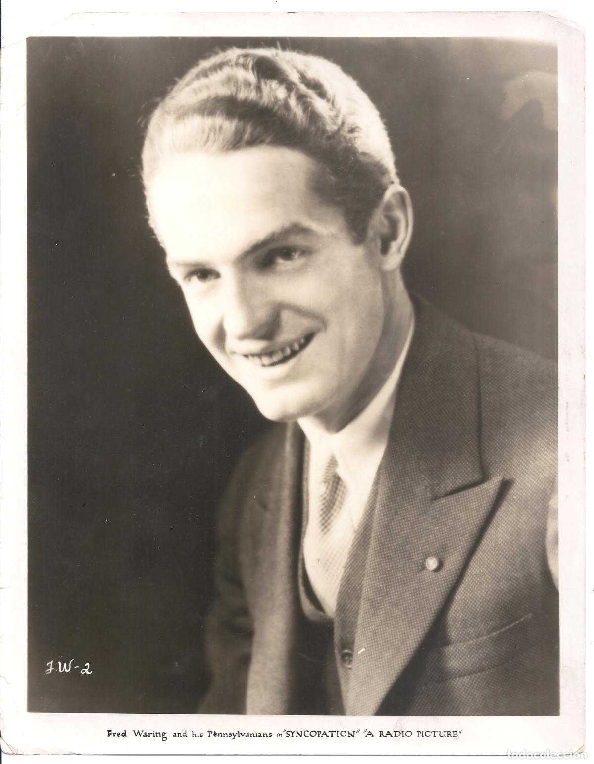 Cinema: FJC 1191 FRED WARING SYNCOPATION FOTO B/N ORIGINAL AMERICANA