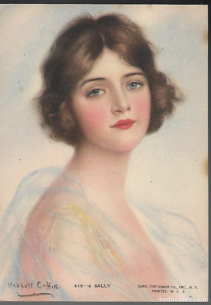 Cine: POSTAL, 615-4 SALLY. HASKELL COTTIR. COPR. THE KNAPP CO. PRINTED IN U. S. SIN CIRCULAR