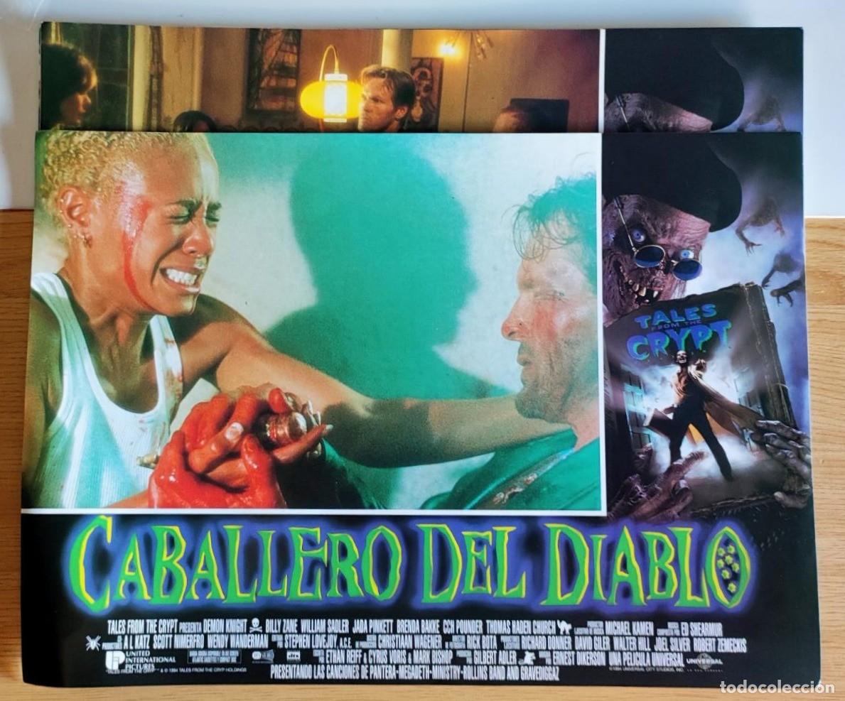Cine: SET COMPLETO 12 FOTOCROMOS - CABALLERO DEL DIABLO - BILLY ZANE, WILLIAM SADLER CINE TERROR