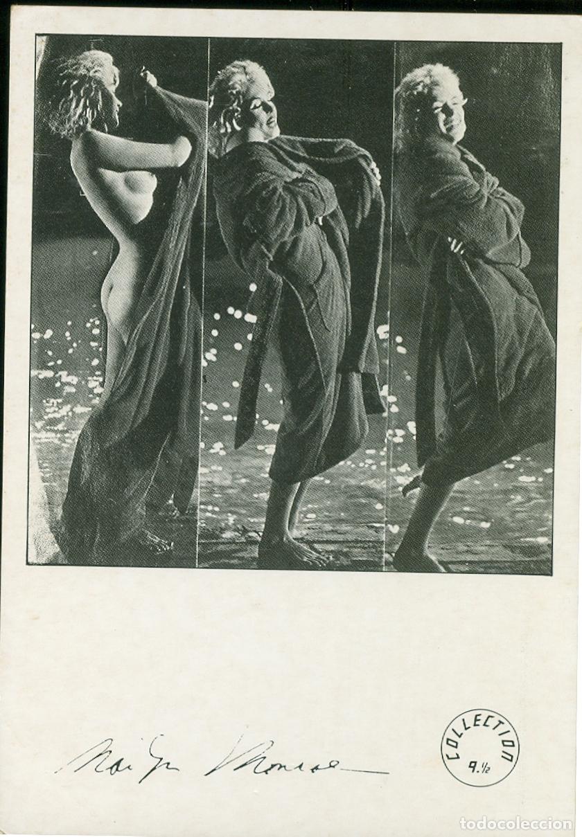 Cine: MARILYN MONROE POSTAL ORIGINAL DE FRANCIA