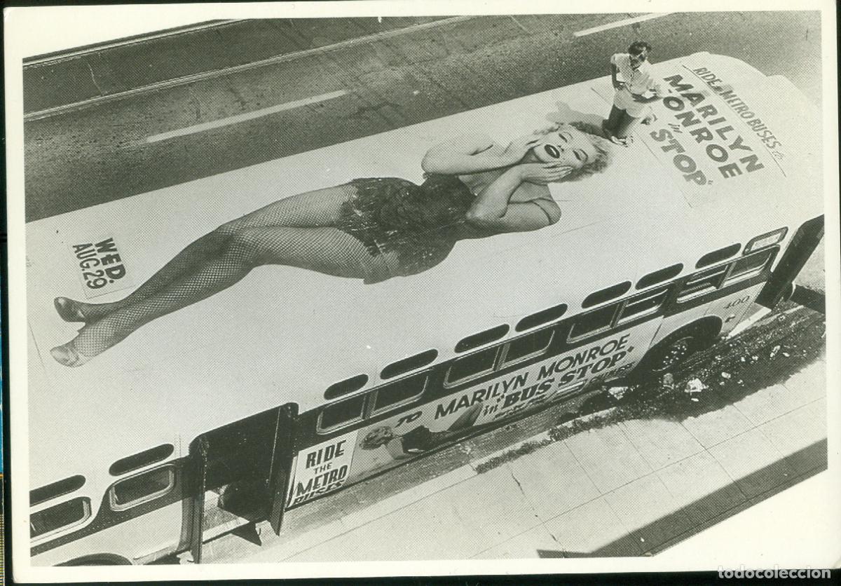 Cine: MARILYN MONROE POSTAL ORIGINAL DE FRANCIA