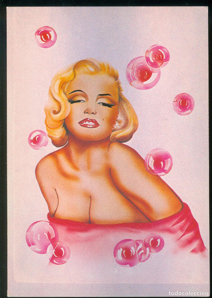 Cine: MARILYN MONROE POSTAL ORIGINAL DE FRANCIA
